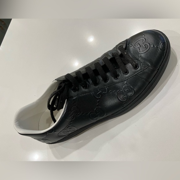 Gucci Embossed Ace Sneakers - Picture 2 of 6